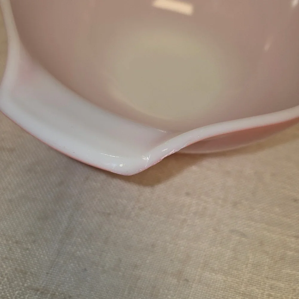 Vintage Pyrex Pink Gooseberry Cinderella Mixing Bowl 442